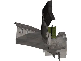 Village 3D Model preview