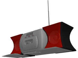 Radio 3D Model preview