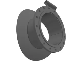 18inch Manhole Frange 3D Model preview