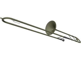 Trombone 3D Model preview