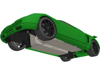 Sports Car Concept 3D Model preview