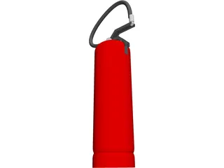 Fire Extinguisher 3D Model preview