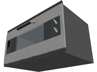 Microwave Gaggenau 3D Model preview