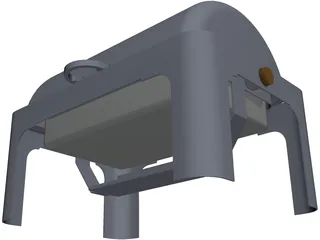 Chaffing Dish 3D Model preview