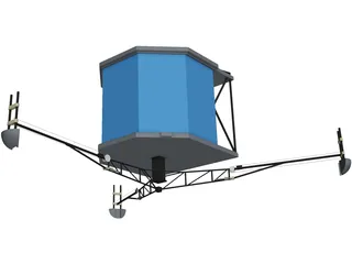 Philae Comet Probe (Rosetta Mission) 3D Model preview