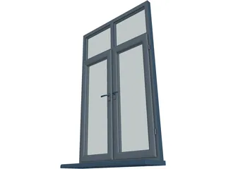PVC Window 3D Model preview