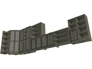 Child Furniture 3D Model preview