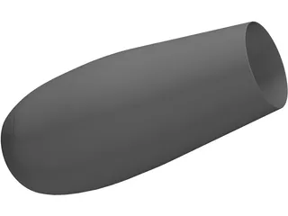 Pratt&Whitney 6124 Jet Engine 3D Model preview