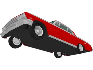 Chevrolet Impala SS (1962) 3D Model preview