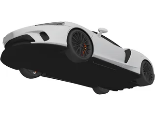 McLaren GT (2020) 3D Model preview