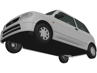 Daihatsu Mira (1998) 3D Model preview