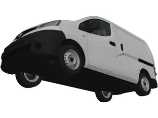 Nissan NV200 (2010) 3D Model preview