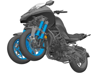 Yamaha NIKEN (2019) 3D Model preview