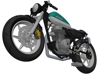 Honda Cafe Racer 3D Model preview
