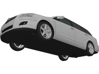 Toyota Avensis Wagon (2006) 3D Model preview