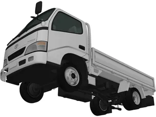 Toyota Toyoace Flatbed (2006) 3D Model preview