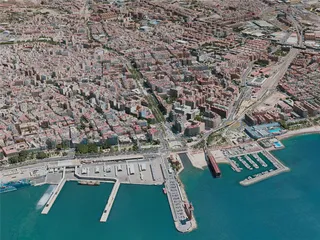 Almeria City, Spain (2020) 3D Model preview