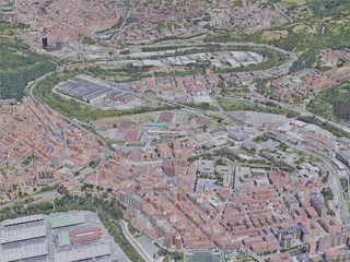 Bilbao City, Spain (2021) 3D Model preview