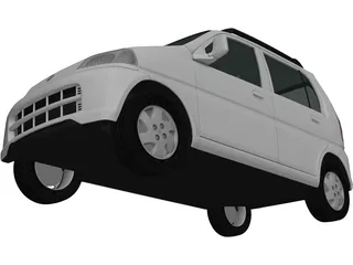 Honda Life (1997) 3D Model preview