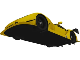 Marcos Mantara LM600 Group GT2 (1995) 3D Model preview