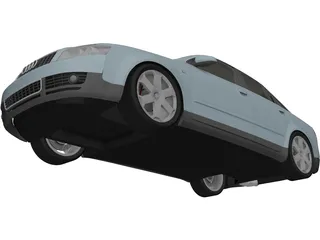Audi A4 (2002) 3D Model preview