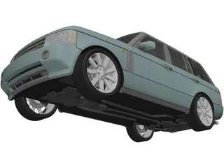Range Rover Vogue (2004) 3D Model preview