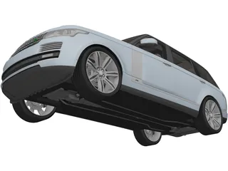 Range Rover Vogue (2013) 3D Model preview