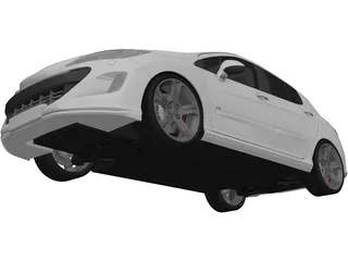 Peugeot 308 GTI (2008) 3D Model preview