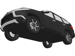 Mitsubishi Pajero Sport (2016) 3D Model preview