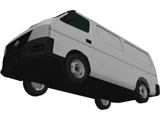 Nissan Urvan PanelVan (2011) 3D Model preview
