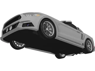 Ford Mustang GT Eleanor (2015) 3D Model preview