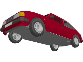 Skoda 105 (1985) 3D Model preview