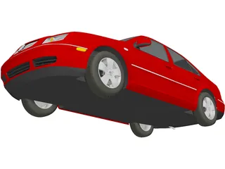Volkswagen Jetta (2003) 3D Model preview