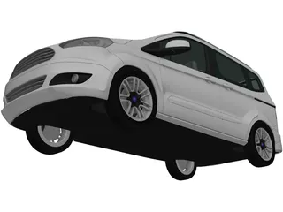 Ford Tourneo Courier (2013) 3D Model preview
