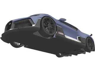 Bugatti Divo (2020) 3D Model preview