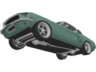 Ford Mustang GT (1967) 3D Model preview