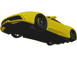 Ferrari 458 Speciale (2014) 3D Model preview