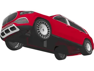Mercedes-Maybach GLS 600 (2020) 3D Model preview