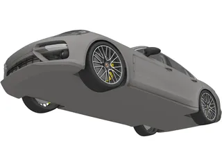 Porsche Panamera Turbo (2018) 3D Model preview