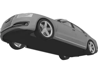 Audi A8 (2015) 3D Model preview