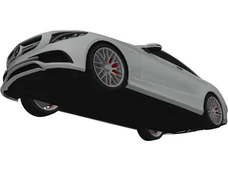 Mercedes-Benz S63 AMG Coupe (2015) 3D Model preview