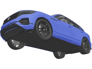 Volkswagen Touareg (2020) 3D Model preview