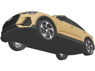 Audi Q3 Sportback (2021) 3D Model preview