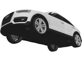 Audi Q3 (2015) 3D Model preview