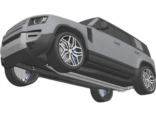 Land Rover Defender (2020) 3D Model preview
