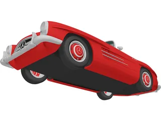 Mercedes-Benz 300SL (1957) 3D Model preview