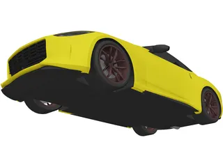 Nissan Z Proto (2021) 3D Model preview