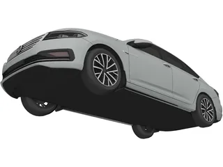 Volkswagen Lavida Plus (2021) 3D Model preview