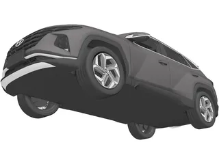 Hyundai Tucson (2021) 3D Model preview