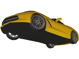 Chevrolet Corvette Stingray C7 (2013) 3D Model preview